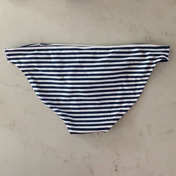 🌈 3/$20 Nautical blue & white stripe bikini bottoms⚓️ - Picture 2 of 7